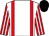 White, red braces, red and white striped sleeves, black cap (Mr Ian & Tom Pallas & The Mackem 2)