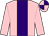 Pink, purple stripe, quartered cap (Wardley Bloodstock)