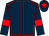 Dark blue, red seams, red armlet, red star on cap (Gary Hadden)