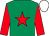 Emerald green, red star & sleeves, white cap (Back On The Road Again Syndicate)