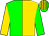 Green and gold (halved), sleeves reversed, green and gold striped cap (Hambro, Opel, And D J And J Sieff)