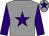 Grey, purple star, sleeves and star on cap (Mr A Dunmore)