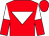 Red, white inverted triangle, halved sleeves (The Rogues Gallery Two)