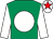 Emerald green, white disc & sleeves, white cap, red star (Michael J McDonagh)