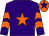 Purple, orange star, chevrons on sleeves, orange cap, purple star (Kelly Cloney Partnership)