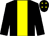 Black, yellow stripe, black sleeves and cap, yellow stars (Mr F Du Toit)