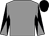 Grey, black and grey diabolo on sleeves, black cap (Durcan Bloodstock)