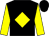 Black, yellow diamond, yellow sleeves (Red Tail Ridge Racing Stables Llc)