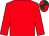 Red, dark green & red quartered cap (D L O'Byrne)