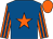 Royal blue, orange star, orange and royal blue striped sleeves, orange cap (Mr Phil Cunningham & Mr Richard Spence)