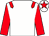 White, red epaulets, sleeves and star on cap (Miss Alison Wiggins)