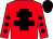 Red, black cross of lorraine, red sleeves, black spots and cap (Brian Bunyan)
