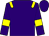 Purple, yellow epaulets and armlets (Mrs Lynn Turner & Mr Guy Brook)