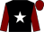 Black, white star, maroon sleeves & cap (No Man Syndicate)