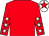 Red, white stars on sleeves, white cap, red star (Mrs Annette Nolan)