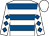White, royal blue hoops, diamonds on sleeves, white cap (The Rydon Pynes Partnership)