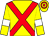 Yellow, red cross belts, yellow sleeves, white armlets, yellow and red hooped cap (Mr T Blane)
