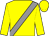 Yellow, grey sash (Mrs Denis Haynes)