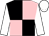 Black and pink (quartered), white sleeves and cap (Barley Racing Club 2)