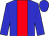 Big-blue body, red stripe, big-blue arms, big-blue cap (Mme Am Roux)