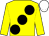 Yellow, large black spots, white cap (Sheikh Mohammed Obaid Al Maktoum)