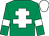 Emerald green, white cross of lorraine, armlets and cap (Mr Tony Smith)