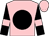 Pink, black ball, pink armlet on black sleeves (Wesley Singleton)