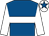 Royal blue, white hoop, white sleeves, white cap, royal blue star (Daniel Savage)