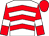 White, red chevrons, red sleeves, white armlets, red cap (Thornton, Gibbs, Cameron And Fry)