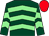 Dark green, light green chevrons, red cap (Mr Willie Leung)