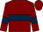 Maroon, dark blue hoop and armlets (Mr Ed Tynan)