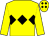 Yellow, black triple diamond, yellow cap, black diamonds (Exors The Late Mr J T Habershon-butche)