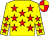 Yellow, red stars, quartered cap (James McNamara)