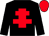 Black, red cross of lorraine, red cap (Goliath Syndicate)