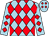 Light blue & red diamonds (A Cosias)