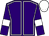 Purple, white seams, armlets and cap (Martyn And Elaine Booth)