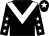 Black, white chevron & stars on sleeves, black cap, white star (Brendan Sweeney)
