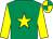 Emerald green, yellow star & sleeves, quartered cap (Maurice O'Connor)