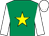 Emerald green, yellow star, white sleeves & cap (Madness Syndicate)