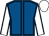 Royal blue, dark blue seams, white sleeves, dark blue seams, white cap (Mrs H Shanahan)