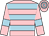 Pink, light blue hoops and armlets (Mrs T P James)