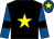 Black, yellow star, royal blue sleeves, black armlets, royal blue cap, yellow star (The Goodwooders)