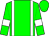 Green, white braces, white armlets on sleeves (Marc Woltag)