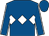 Royal blue, white diamond hoop, white seams on sleeves (Diamond Card Racing Stable, Lecesse, Michael A And Bisso, Louis A)