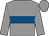 Grey, royal blue hoop, grey cap (Noel Reynolds)