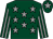 Dark green, grey stars, striped sleeves and star on cap (Mr D Foulkes)