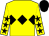 Yellow, black triple diamond, yellow sleeves, black stars and cap (Easylife Partnership)