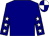 Navy, white stars on sleeves, navy and white quartered cap (Tony Gattellaro)