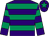 Purple, emerald green hoops, purple cap, emerald green star (Bailey Chapman Partnership)