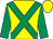 Yellow, emerald green cross sashes & sleeves, yellow cap (G D Corrigan)